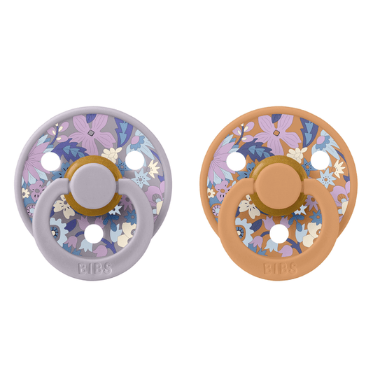 Bibs Liberty Πιπίλες Σετ 2τμχ – June Blossom Pumpkin Mix – No2