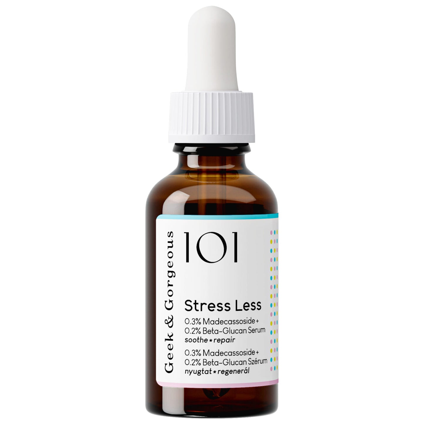 Stress Less Beta Glucan + Madecassoside 0.5% 30ml Ορός Μορφή Gel