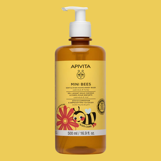 Apivita Απαλό Αφρόλουτρο & Σαμπουάν για Παιδιά με Καλέντουλα & Μέλι, 500ml
